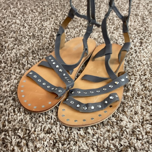 Womens Charles by Charles David Steeler Gladiator Sandals, Gray size 9.5 - Picture 6 of 8